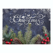 Load image into Gallery viewer, 2pcs Christmas Tablecloths Cartoon Printed Placemats Insulated And Waterproof Table Mats
