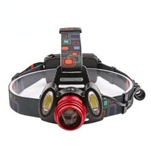 Load image into Gallery viewer, Head Light Led Induction Strong Light T6 Charging High Power 30wcob Zoom
