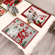 Load image into Gallery viewer, 2PCS Christmas Tablecloths Decorations Tableware Pad 42*32cm Table Mat
