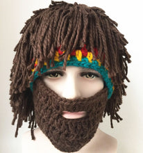 Load image into Gallery viewer, Halloween Xmas Christmas Gifts Decoration Handmade Knitted Wig Woolen Cap
