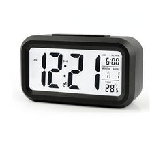 Load image into Gallery viewer, Smart Multi-Function Alarm Clock LED Display Rechargeable/Battery Color Alarm Clock
