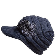 Load image into Gallery viewer, Warm Winter Knit Beanie Hats Autumn Women's Wool Duck Tongue Earmuffs Unisex
