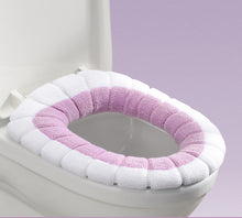 Load image into Gallery viewer, 3pcs Toilet Seat Cover Pads AG Silver Ion Antibacterial   Winter   Warm
