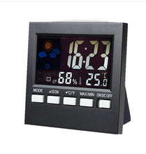 Load image into Gallery viewer, Smart Alarm Clock LED Display 2159T Weather Station Clock Voice-Activated Backlight Home Temperature Moisture Meter
