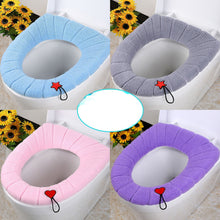 Load image into Gallery viewer, 3pcs Toilet Seat Cover Pads Portable   Winter      Thicker Washable
