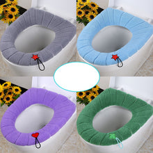 Load image into Gallery viewer, 3pcs Toilet Seat Cover Pads Portable   Winter      Thicker Washable
