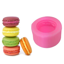 Load image into Gallery viewer, 2pcs 3D Stereo Macaron Style silicone molds for Home Homemade Soap Aromatherapy Candle Cake Decoration
