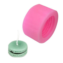 Load image into Gallery viewer, 2pcs 3D Stereo Macaron Style silicone molds for Home Homemade Soap Aromatherapy Candle Cake Decoration
