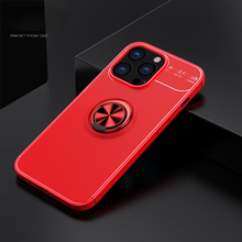 Lade das Bild in den Galerie-Viewer, Ring Bracket Black Blue Phone Case for iPhone13
