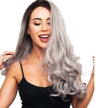 Lade das Bild in den Galerie-Viewer, Women Wig Fashion Long Curly Hair Big Wave Medium Gradient Hair Cover W376

