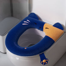 Load image into Gallery viewer, 3pcs Toilet Seat Cover Pads Cushion Four Seasons Household   Cute   Thicker Winter

