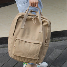 Load image into Gallery viewer, Backpack Simple  Canvas Casual  Versatile Good-looking Unisex Large Capacity Schoolbag for Male and Female Students
