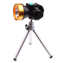 Load image into Gallery viewer, Head Light Lithium Battery Rechargeable LED Blue Light Night Fishing Light Bracket Dual-Use
