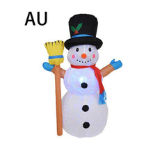 Load image into Gallery viewer, 1.2m Christmas Props Inflatable Toys Color Rotating Snowman Shape Inflatable Model Funny Performance Props

