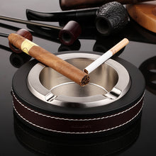 Lade das Bild in den Galerie-Viewer, Ashtray Honest Genuine Cigar Metal Creative Trendy Boutique Genuine Leather
