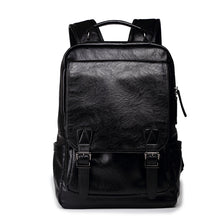 Lade das Bild in den Galerie-Viewer, Backpack Trendy Men  Student Travel Release Buckle Pu shoulder bag
