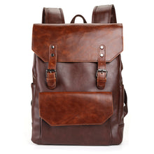 Load image into Gallery viewer, Backpack Crazy Horse Leather European American Fashion &amp; Trend Large Capacity Simple Travel
