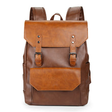Load image into Gallery viewer, Backpack Crazy Horse Leather European American Fashion &amp; Trend Large Capacity Simple Travel
