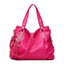Lade das Bild in den Galerie-Viewer, Women Ladies Handbag Shoulder Crossbody Bag Soft Leather Big Bag

