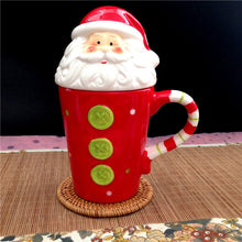 Load image into Gallery viewer, Xmax Christmas Cup Gift Reindeer Elderly Creative Cartoon Porcelain Water Gift
