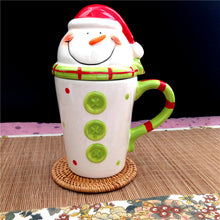 Load image into Gallery viewer, Xmax Christmas Cup Gift Reindeer Elderly Creative Cartoon Porcelain Water Gift
