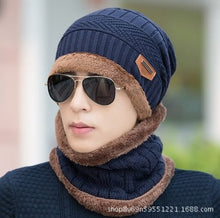 Lade das Bild in den Galerie-Viewer, Warm Winter Knit Beanie Hats Men 'S Korean-Style Fashionable Wool Thickened Warm Outdoor Winter Pullover Unisex
