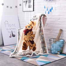 Load image into Gallery viewer, Berber Fleece Blanket Air Conditioning Blanket Sofa Blanket Thickened Children's Double-Layer Flannel
