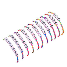 Load image into Gallery viewer, 3PCs Words Hand-Woven Children&#39;s Bracelet Christmas Children&#39;s Day Gifts for Girls
