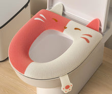Load image into Gallery viewer, 3pcs Toilet Seat Cover Pads Cushion Four Seasons Household   Cute   Thicker Winter
