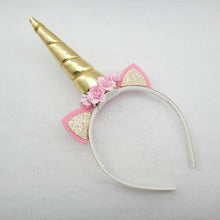 Lade das Bild in den Galerie-Viewer, 2x Halloween Xmas Christmas Gifts Decoration Unicorn Headband Hair Accessories
