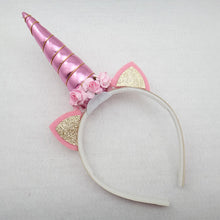 Lade das Bild in den Galerie-Viewer, 2x Halloween Xmas Christmas Gifts Decoration Unicorn Headband Hair Accessories
