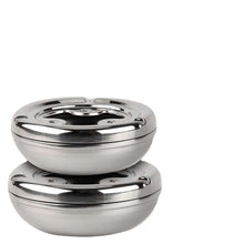 Load image into Gallery viewer, Ashtray Thickened Stainless Steel Ash Tray Lid Creative Trendy  Personalized Advertising round Ashtray
