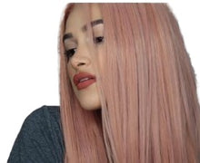 Load image into Gallery viewer, Women Wig Medium Long Straight Hair Bangs Fluffy Face Shaving Solid Color W236
