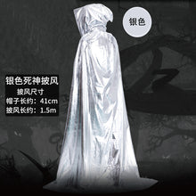 Lade das Bild in den Galerie-Viewer, 2x Halloween Xmas Christmas Gifts Decoration Costume Props Wizard Black and Red Cloak
