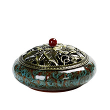 Load image into Gallery viewer, Ashtray Indoor Cone Incense Agarwood Incense Coil Cone Incense Ge  Kiln Ashtray tank
