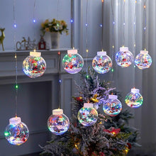 Load image into Gallery viewer, 3m Led Christmas Wish Ball Curtain Light String for Christmas Home Xmas New Year Decoration
