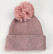 Lade das Bild in den Galerie-Viewer, Warm Winter Knit Beanie Hats Autumn and Winter Warm-Keeping and Cold-Proof Wool Smiley Face Thickened Unisex
