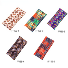 Load image into Gallery viewer, 3PCs Fashion Printing Stretch Hair Band, Colorful Geometric Wide-Brimmed Sports Headband
