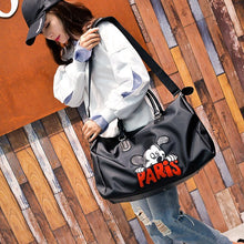 Lade das Bild in den Galerie-Viewer, Backpack New Embroidered Mickey Travel Bag Women's Portable Shoulder Crossbody Luggage Bag Large Capacity Lightweight Fitness Bag
