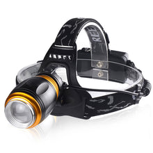 Load image into Gallery viewer, Head Light Led Focusing Strong Light Rechargeable T6 Long-Range Lithium Battery
