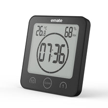 Load image into Gallery viewer, Smart Multi-Function Alarm Clock LED Display Indoor Home Bathroom Temperature Moisture Meter Home Alarm Clock
