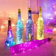 Load image into Gallery viewer, 10pcs Wine Bottle Lights with Cork LED String Light for Christmas Holiday Party Wedding Decoration

