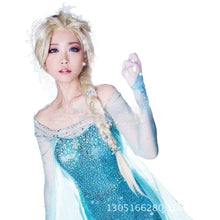 Load image into Gallery viewer, Women Wig Frozen Princess Elsa Same Braid Hair Cover W163
