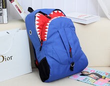 Load image into Gallery viewer, Fashion Korean Style Shark Mouth Women's Backpack School Bag Large Capacity Travel Bag
