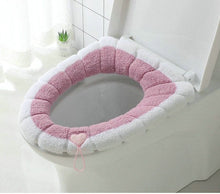 Load image into Gallery viewer, 3pcs Toilet Mat Household Toilet Seat Thickened Four Seasons Toilet Seat Closestool Cushion Washable

