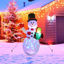 Lade das Bild in den Galerie-Viewer, 150CM LED Illuminated Inflatable Snowman Air Pump Model Airblown Dolls Toys Decoration Christmas
