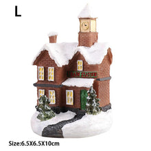 Lade das Bild in den Galerie-Viewer, 2pcs Mini Merry Christmas Decor Christmas Ornamnet Christmas Resin House
