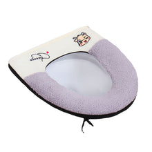 Load image into Gallery viewer, 3pcs Toilet Mat Household Four Seasons Cushion Zipper Toilet Cushion Toilet Seat Cover
