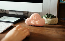 Load image into Gallery viewer, Smart Multi-Function Alarm Clock LED Display Cloud Voice-Activated Alarm Clock Rechargeable
