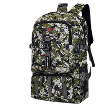 Lade das Bild in den Galerie-Viewer, Backpack Men's and Women's Large Capacity Army Green Camouflage Working Travel Backpack
